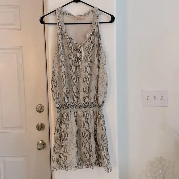 Sofia Collection Snake Print Dress Size L - Picture 2 of 5
